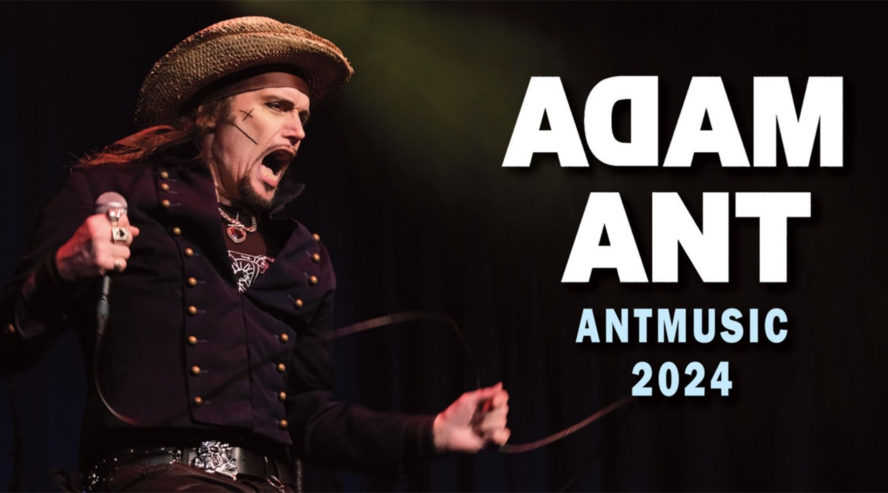 Adam Ant Tour 2024 Inez Reggie